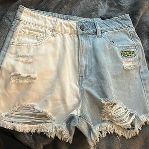 Broken promises Jean shorts